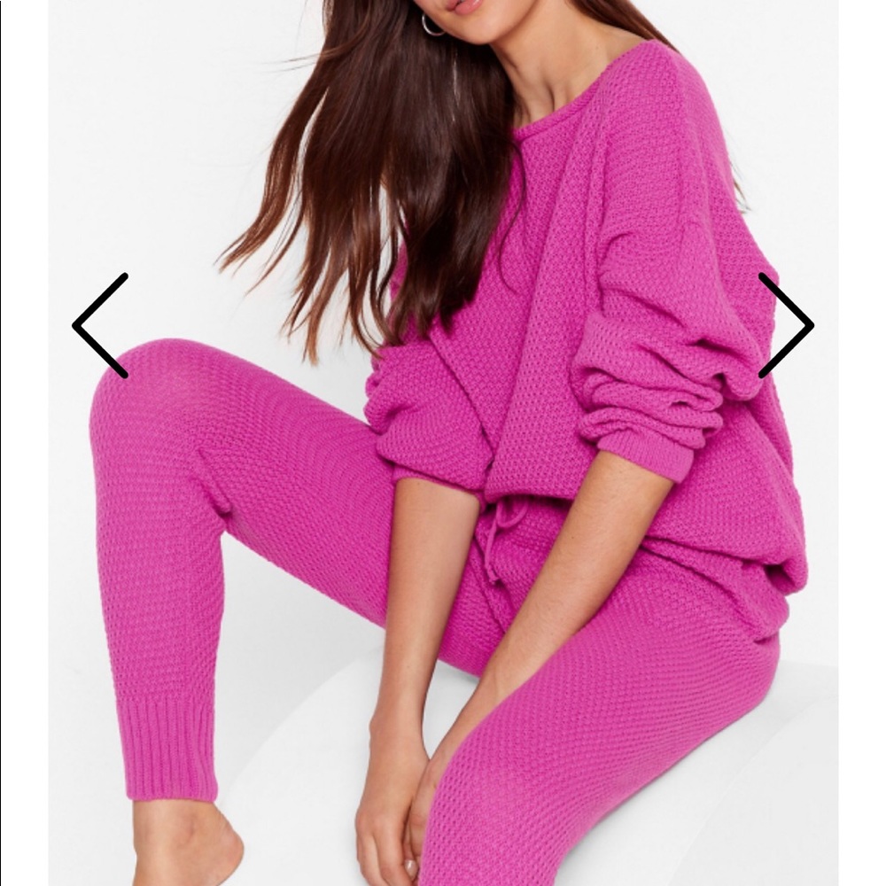 Nasty Gal - sweater and joggers-  size small